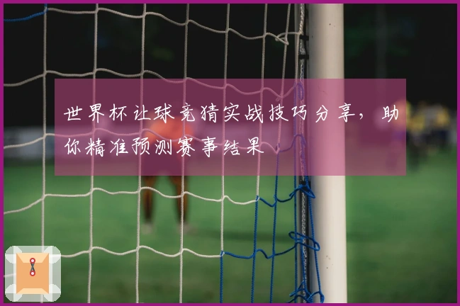 世界杯让球竞猜实战技巧分享,助你精准预测赛事结果