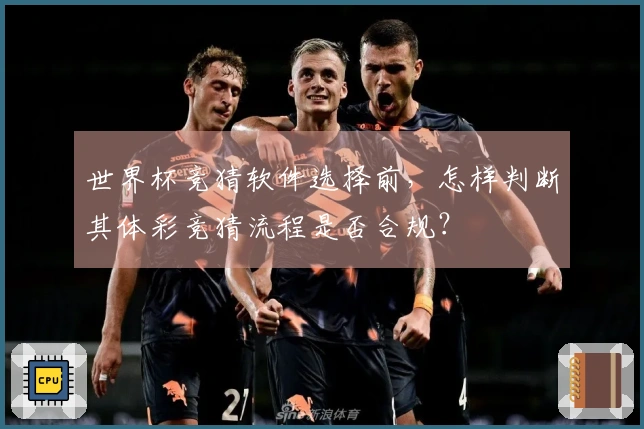 世界杯竞猜软件选择前，怎样判断其体彩竞猜流程是否合规？