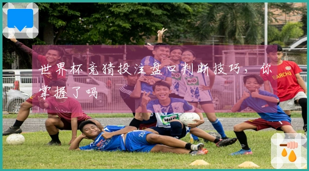 世界杯竞猜投注盘口判断技巧,你掌握了吗