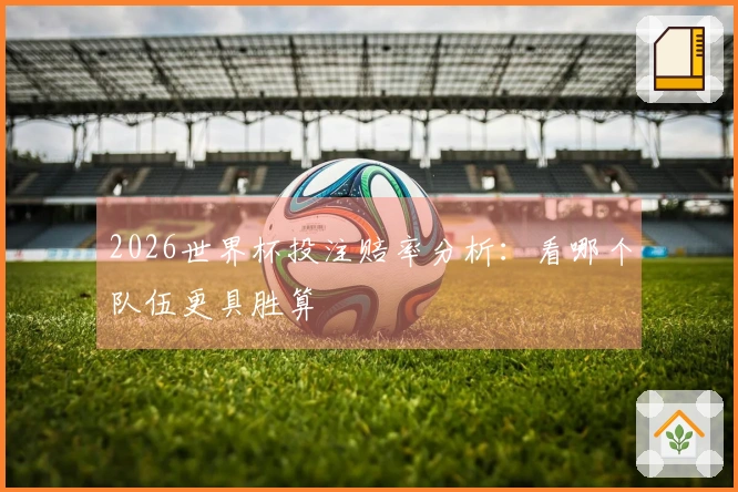 2026世界杯投注赔率分析：看哪个队伍更具胜算