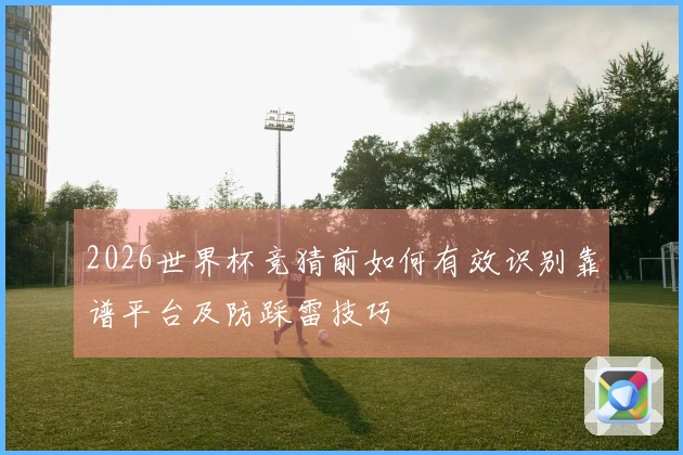 2026世界杯竞猜前如何有效识别靠谱平台及防踩雷技巧